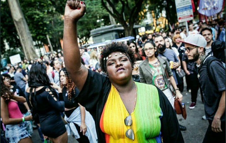 1ª Marcha do Orgulho Trans em 2018. Mídia Ninja